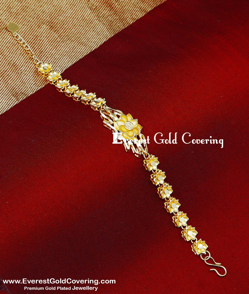 gold forming bracelet