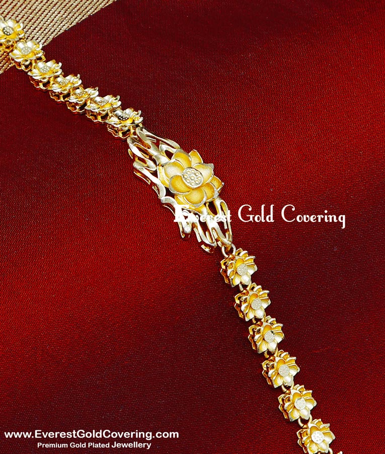 gold forming bracelet