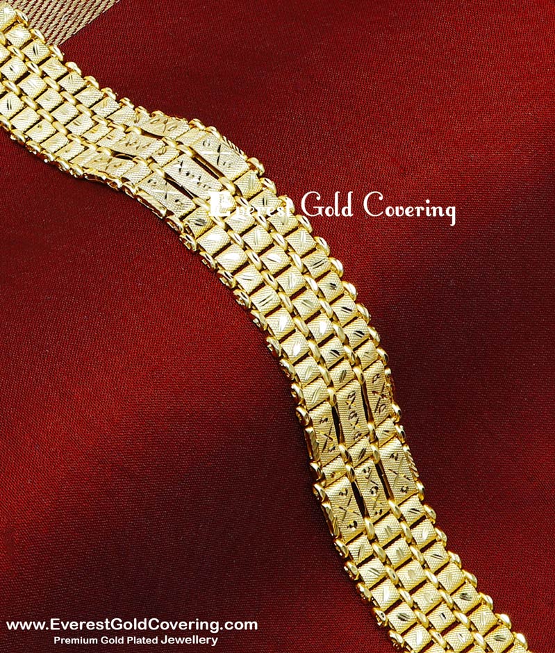 gold big bracelet designs