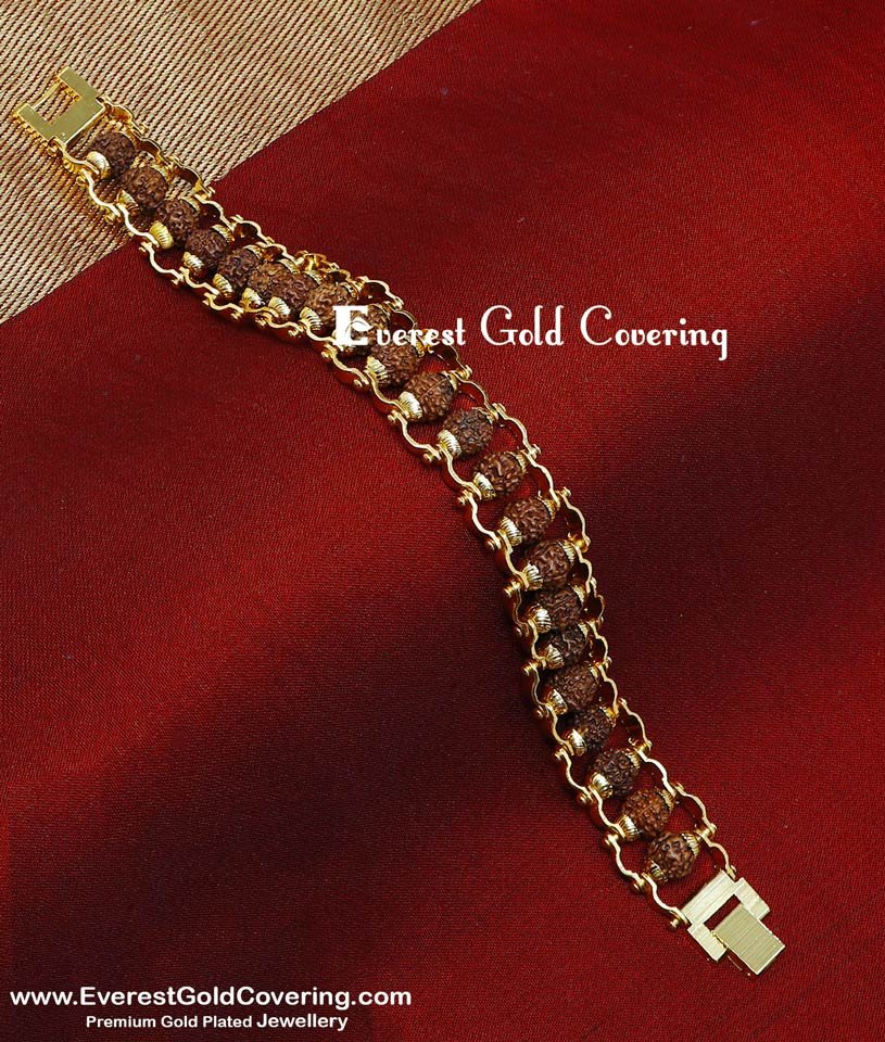 rudraksha bracelet original, gold plated rudraksha bracelet, 1 gram gold rudraksha bracelet, artificial rudraksha bracelet, rudraksha bracelet design, 22K gold Rudraksha Bracelet for Men, Rudraksha bracelet for men