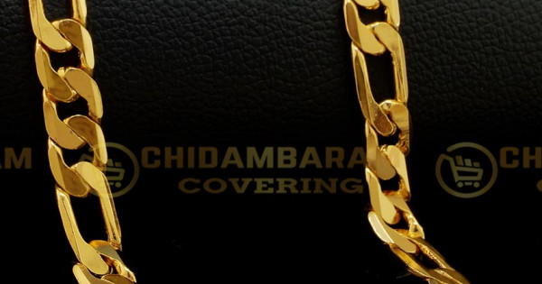 Tendulkar Chain Buy 30 Inch Long Heavy Thick Sachin Tendulkar Chain Pure Gold Plated ...