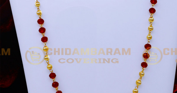 Buy Trendy Gold Mani Mala Designs Long Chain Latest Designs