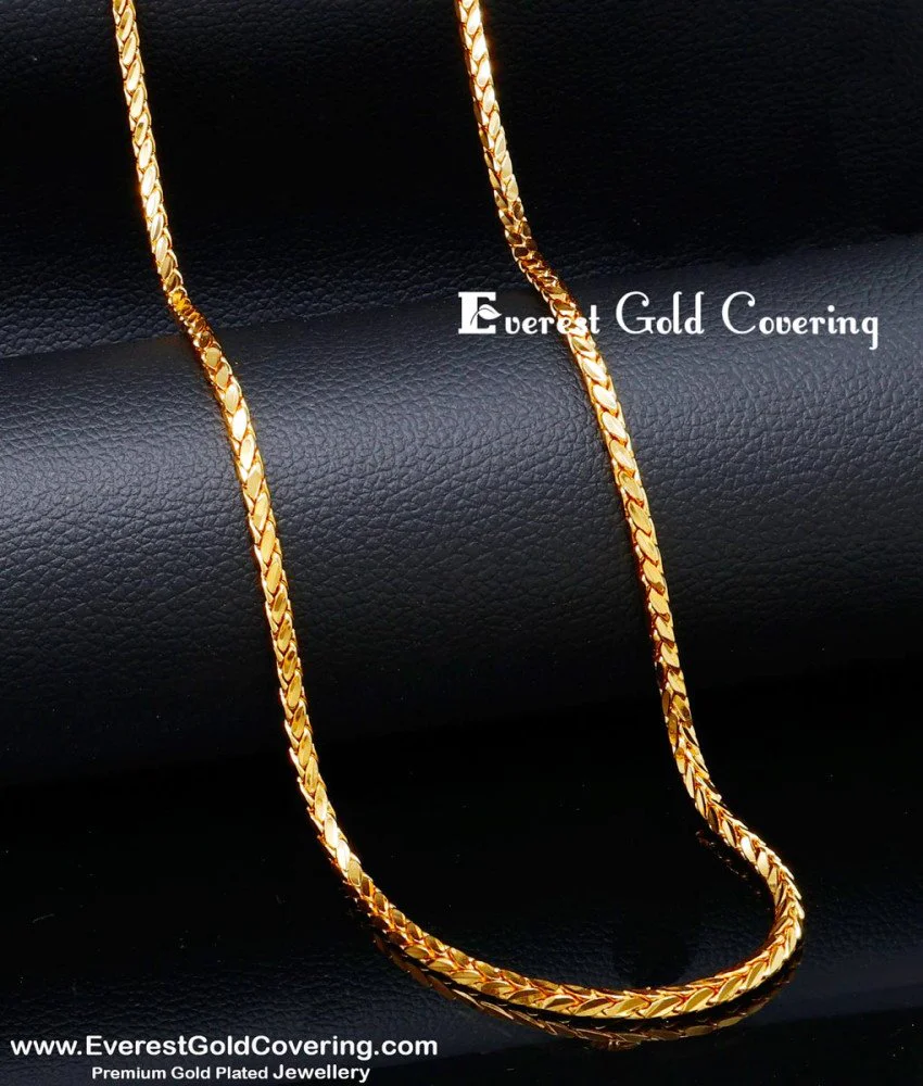 Buy New Model Attractive Leaf Cutting Chain Design Gold