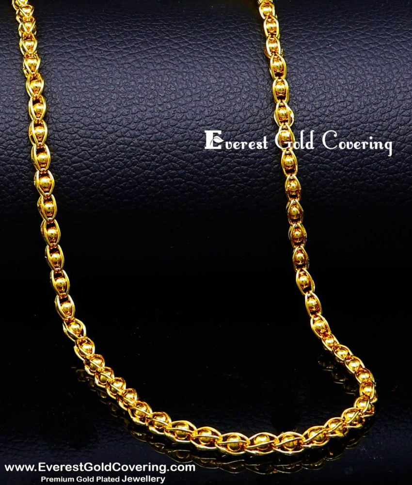 1gm Gold plated chain
