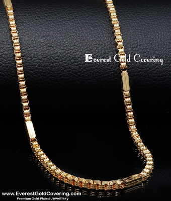 CHN417 - Pure Panchaloha Original Colour Impon Chain for Daily Use