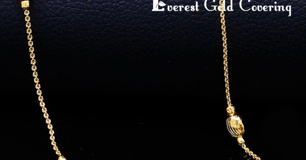 Buy Unique Daily Use Simple Gold Ball Chain Design for Ladies