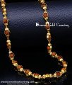 CHN432 - 2 Gram Gold Forming New Model Ruthratcham Malai Design