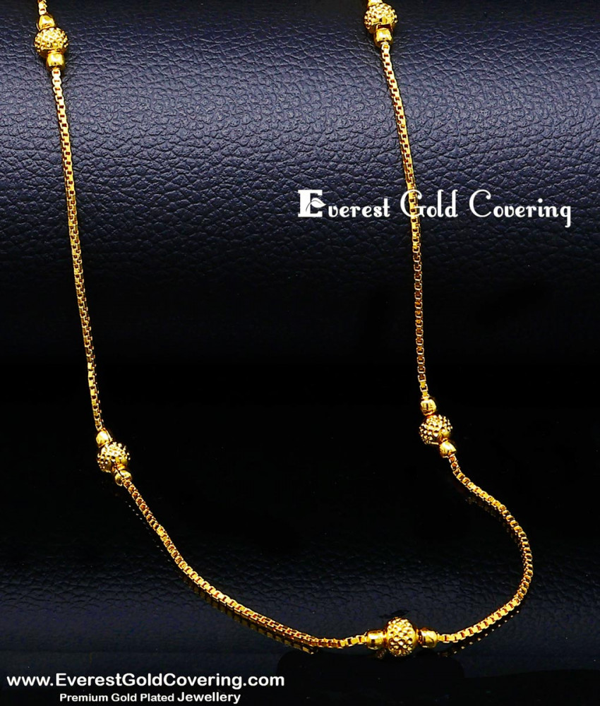 gold ball chain for women