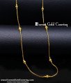 gold ball chain for women