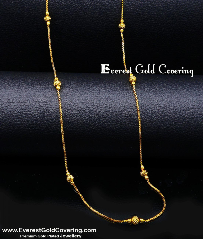 gold ball chain for women