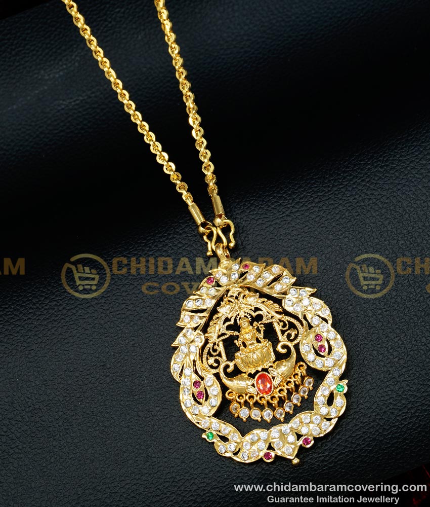 impon locket, lakshmi impon locket, lakshmi impon pendant, 