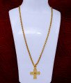cross pendant chain