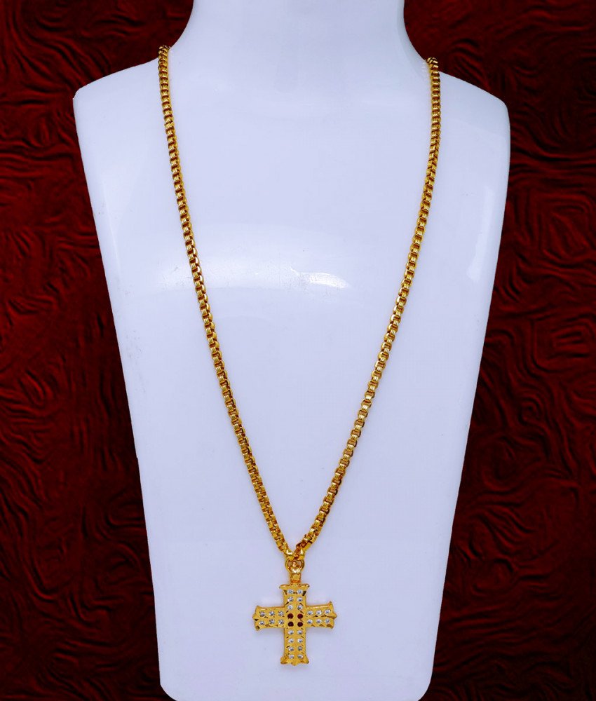 cross pendant chain