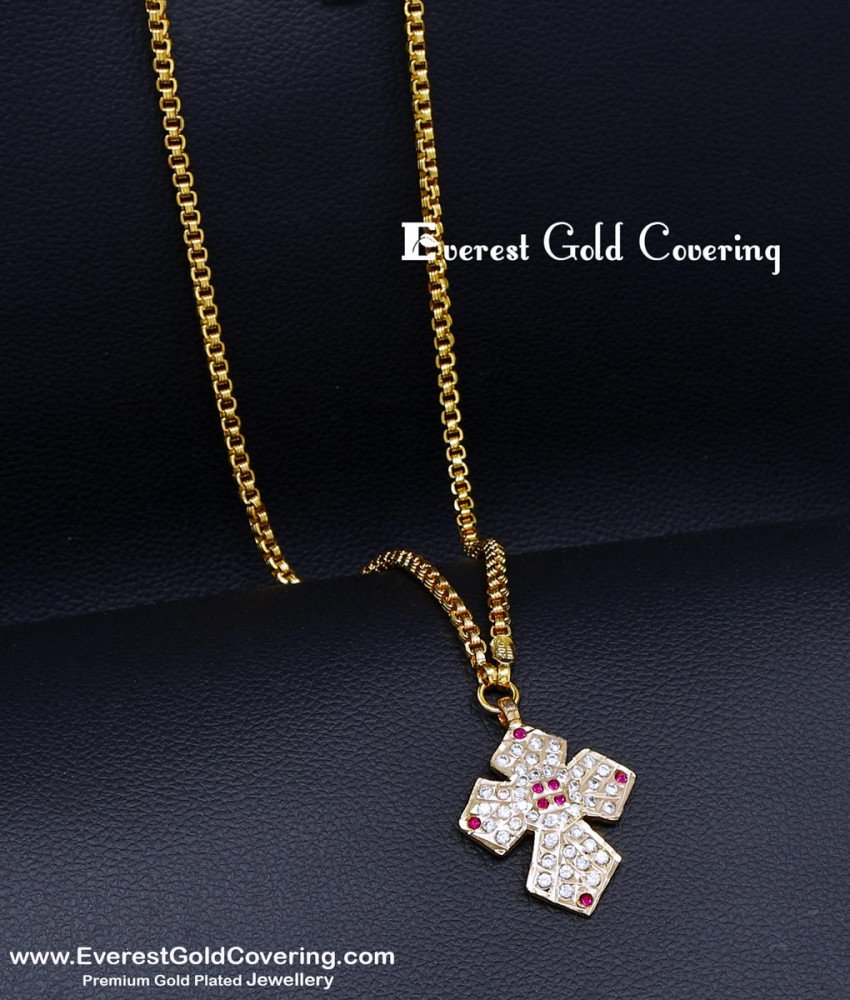  cross pendant chain