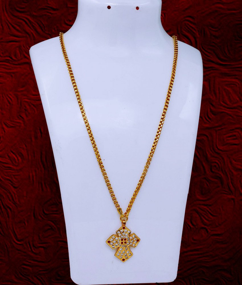  cross pendant chain