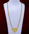 lotus design gold pendant