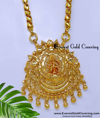 DCHN321 - Traditional Daily Wear Lakshmi Dollar Chain Designs