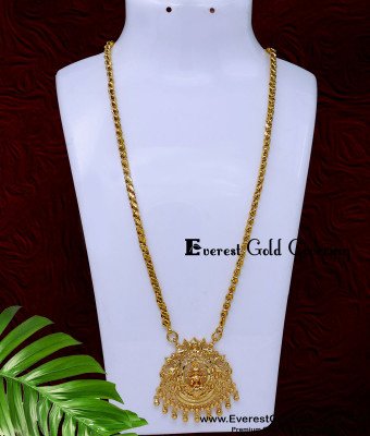 DCHN321 - Traditional Daily Wear Lakshmi Dollar Chain Designs