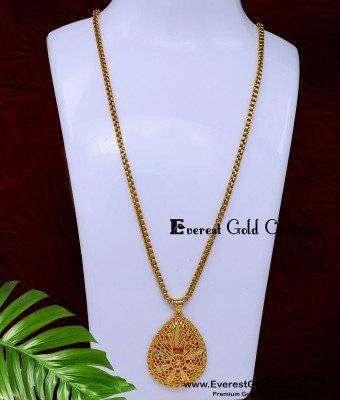 DCHN323 - New Dubai Pendant Design with Long Chain for Women