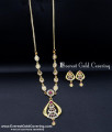 gold artificial pendant set online shopping