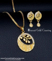pendant set with earrings