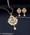 daily wear pendant set gold