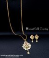 daily wear pendant set gold