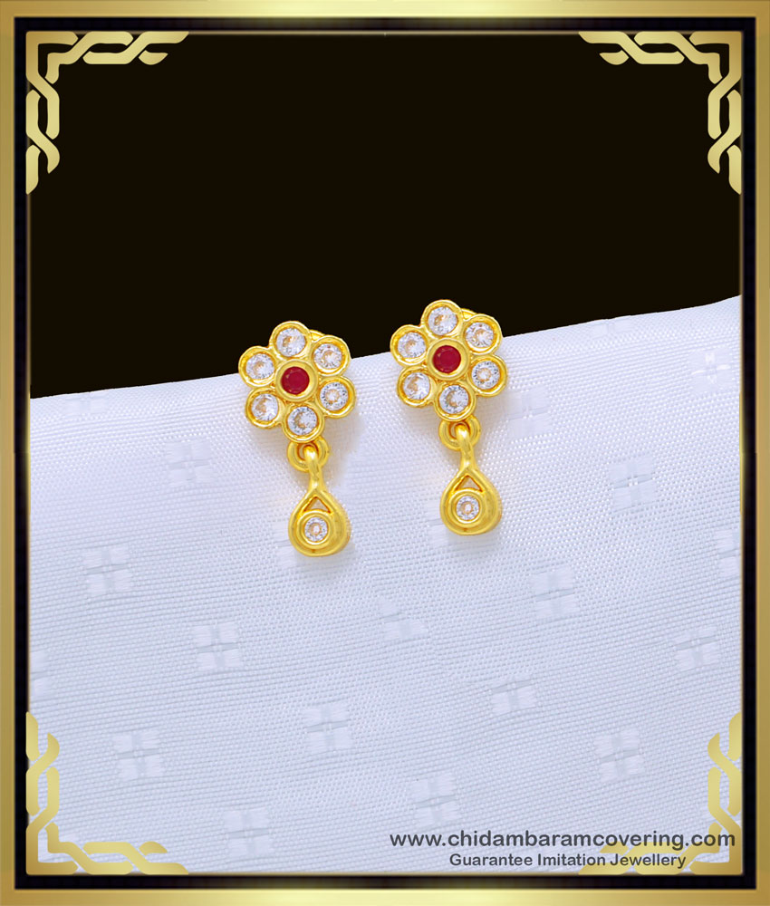 gold plated earrings, imitation earrings,
