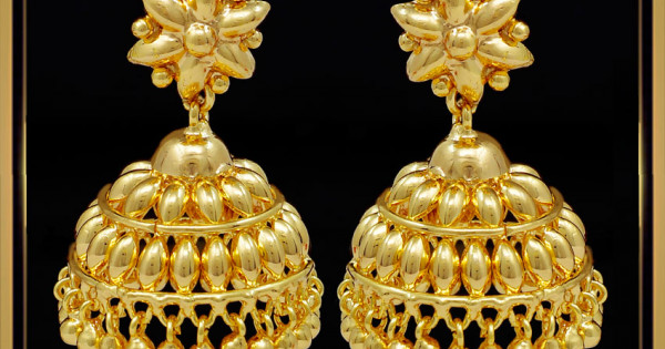 Jetmohan Design Gold Buy Real Gold Design Jhumkas Design Gold Plated Guaranteed Jewellery Online