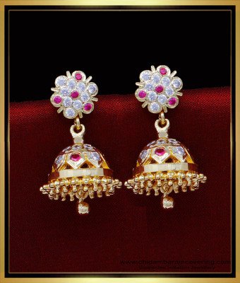 ERG1811 - Impon Daily Use South Indian Jimiki Design for Women