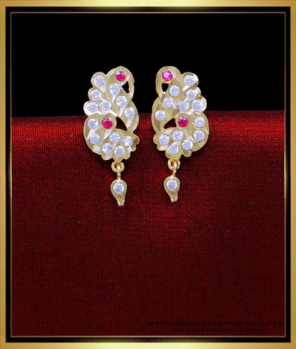 Buy Impon Traditional Gold Earrings Designs for Daily Use