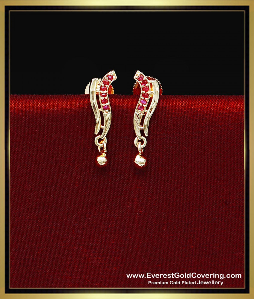stud earrings gold designs