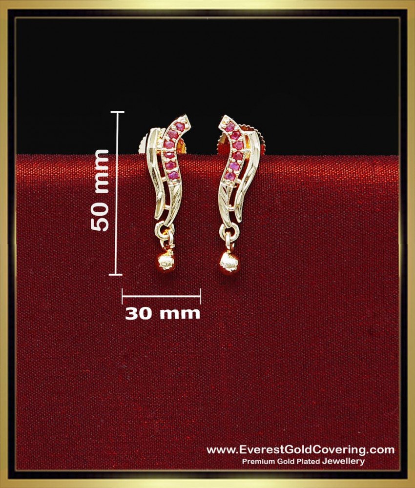 stud earrings gold designs
