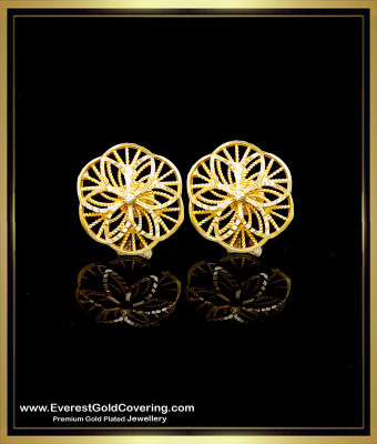 ERG2506 - 2 Gram Gold Forming Flower Stud Earrings for Women