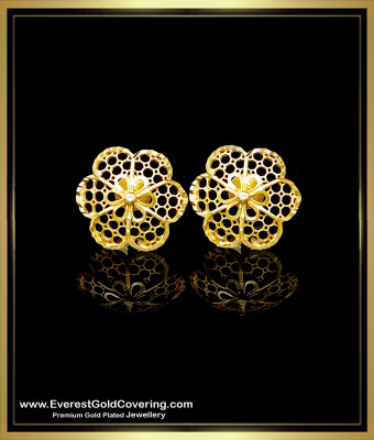 ERG2507 - Latest Gold Model 2 Gram Gold Earrings New Design