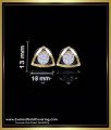 white stone earrings 