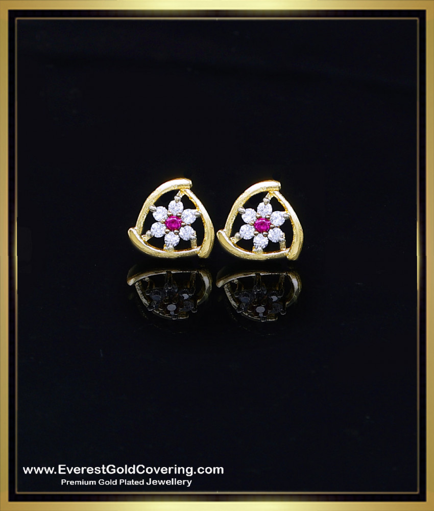 white stone earrings