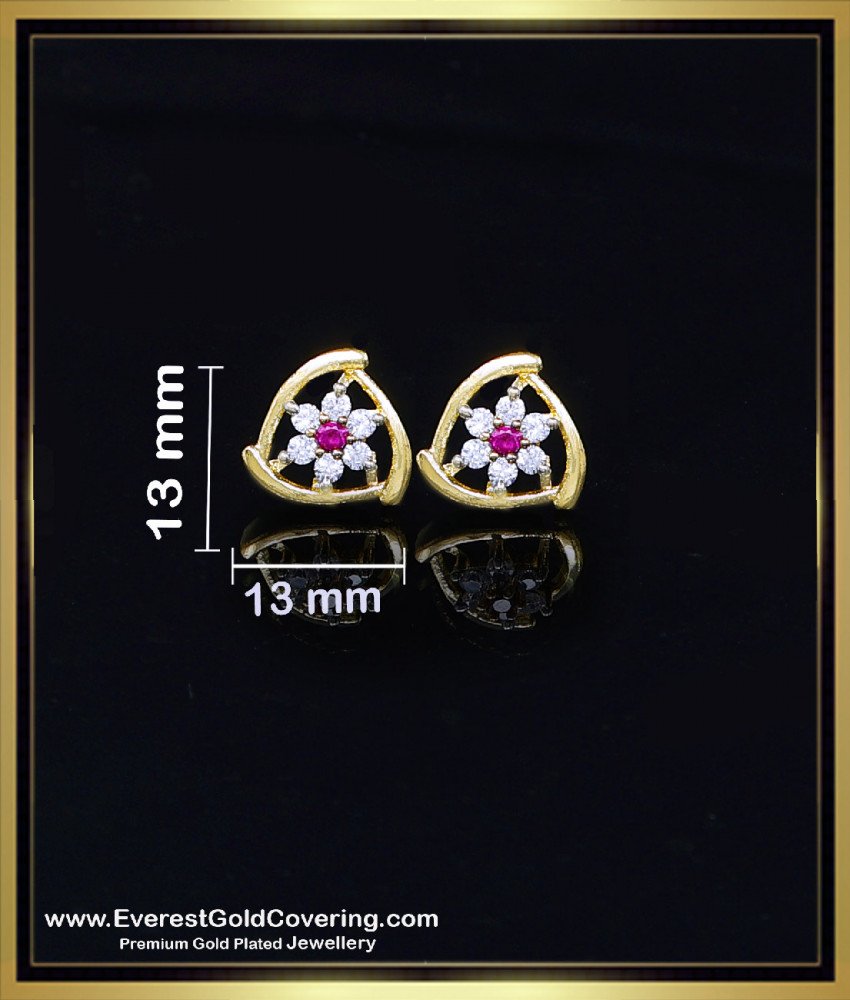 white stone earrings