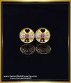 gold stud earrings