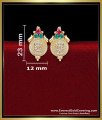 Lakshmi coin earrings