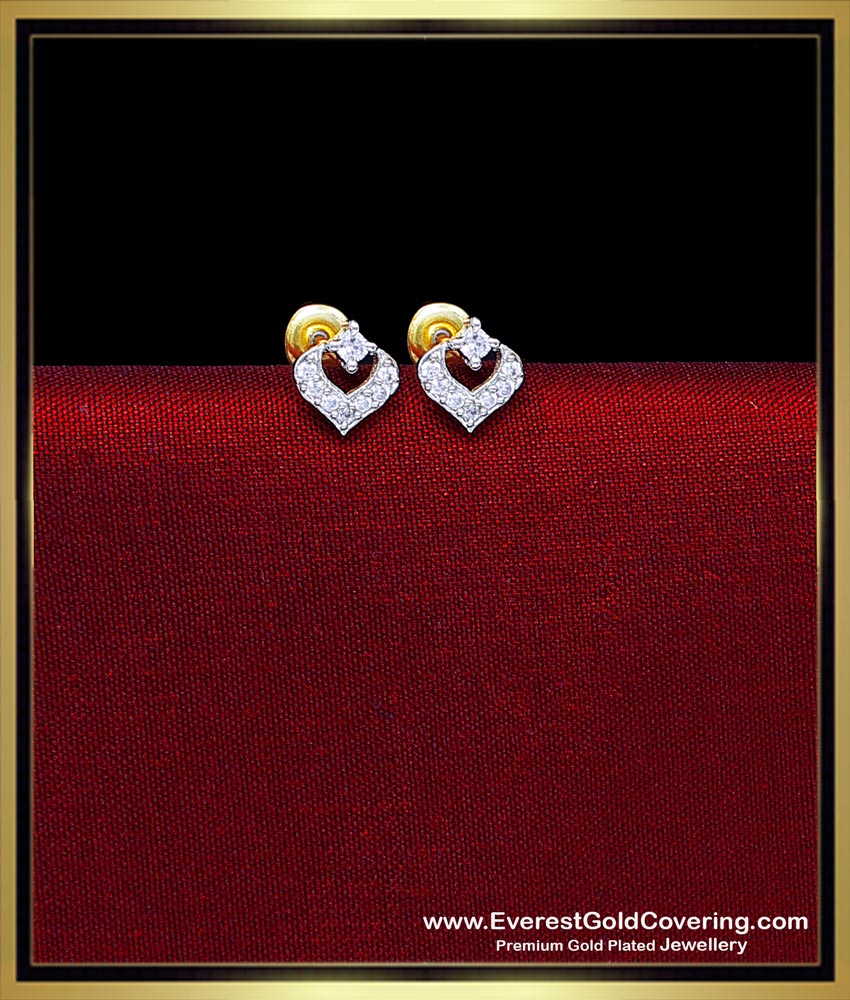 small white stone earrings