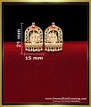 gold lakshmi studs