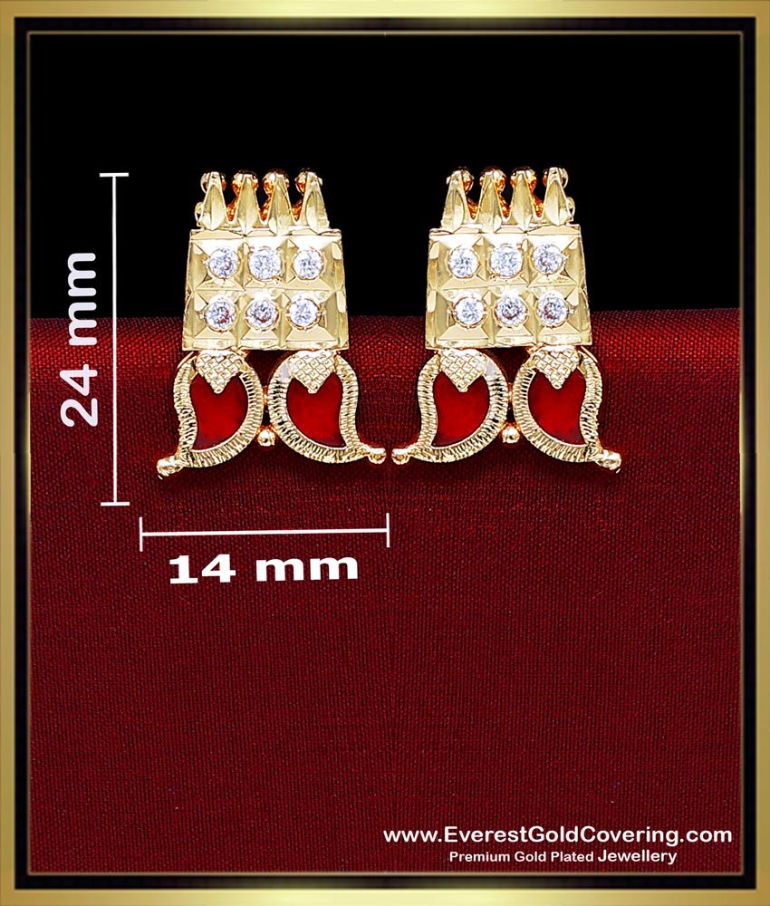 stud earrings gold