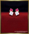 gold single stud earring