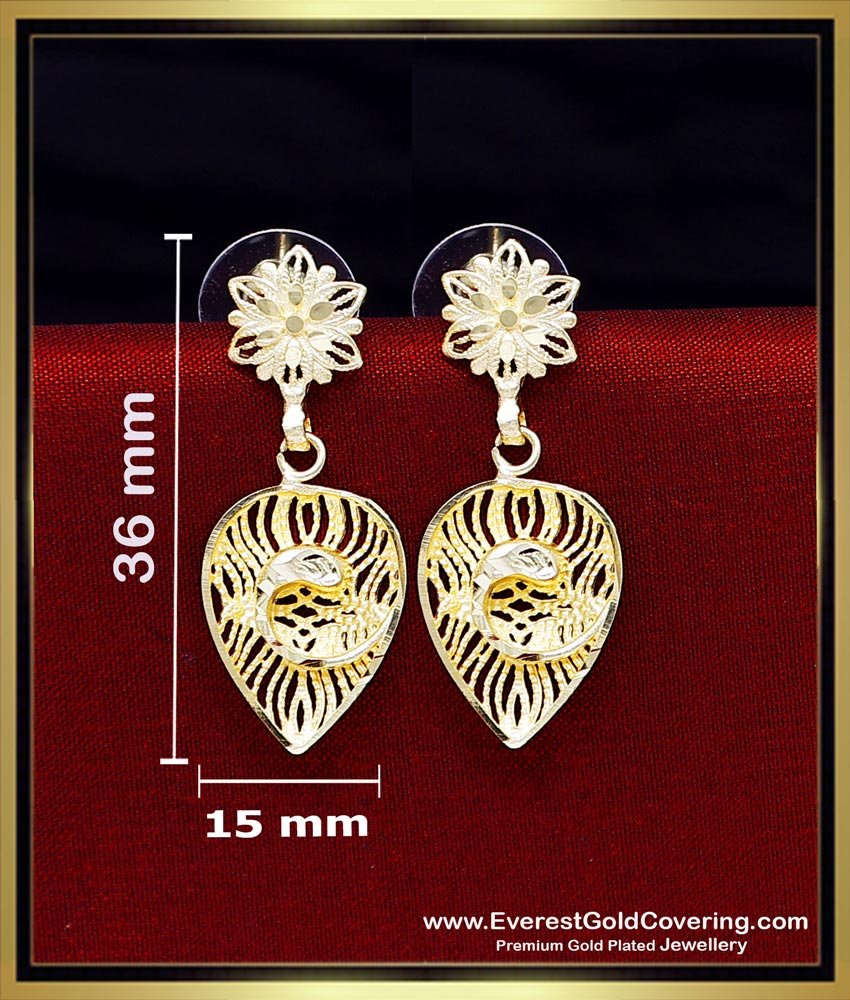2 gram gold earrings daily use