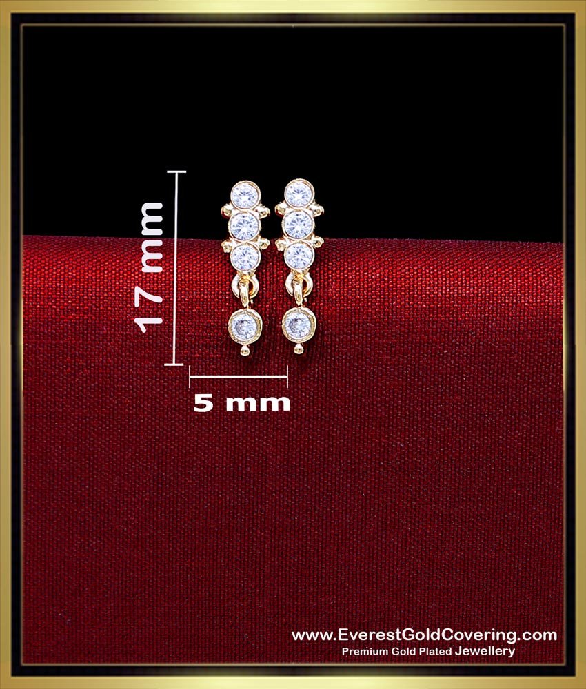 1 gram gold plated earrings 