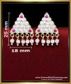 earrings design gold for woman