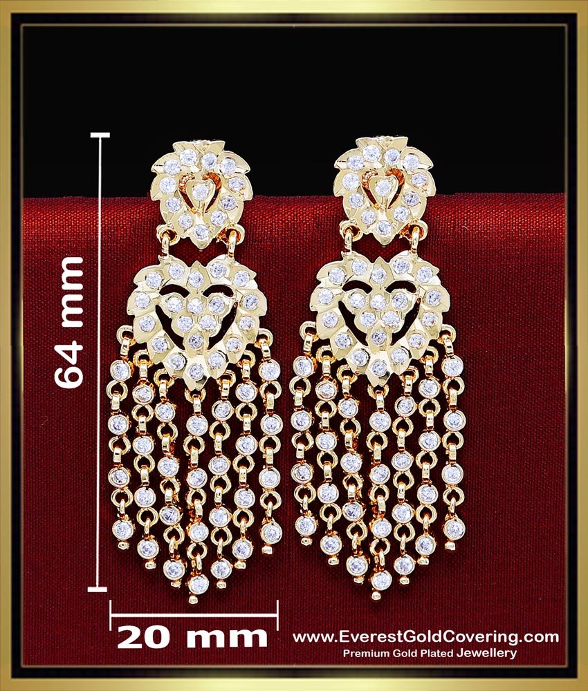 bride wedding earrings gold