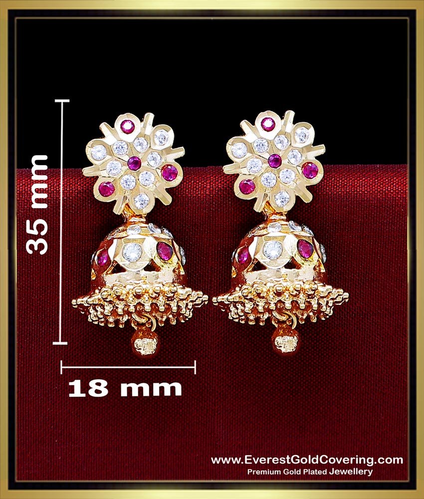 Classic South Indian jhumkas design
