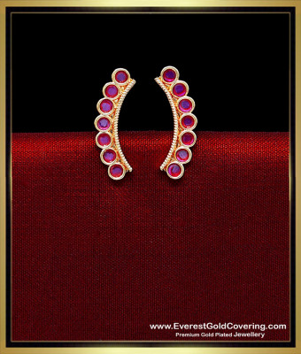 ERG2598 - Latest Gold Plated Simple Ear Cuff Earrings Western